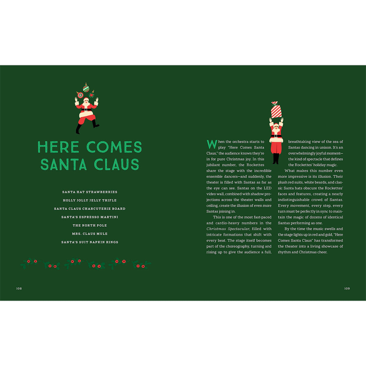 Christmas Spectacular Starring the Radio City Rockettes: Recipes and Crafts to Bring Home the Magic