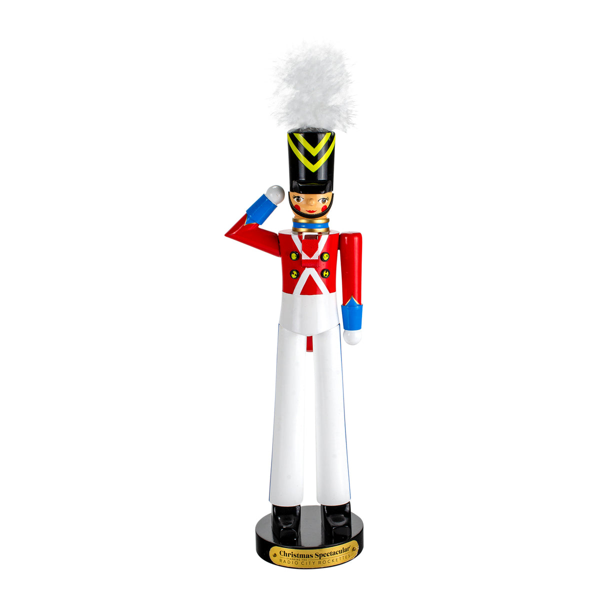Radio City Rockettes 18 in. Toy Soldier Red &amp; White Christmas Nutcracker