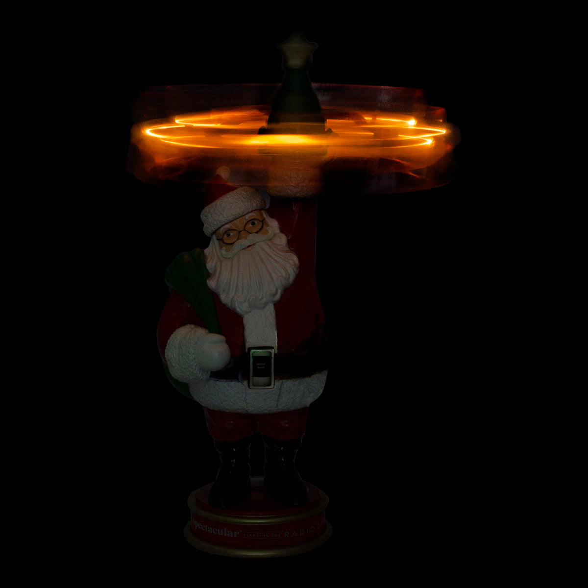 Santa Claus Red & White Spinning Christmas Doll