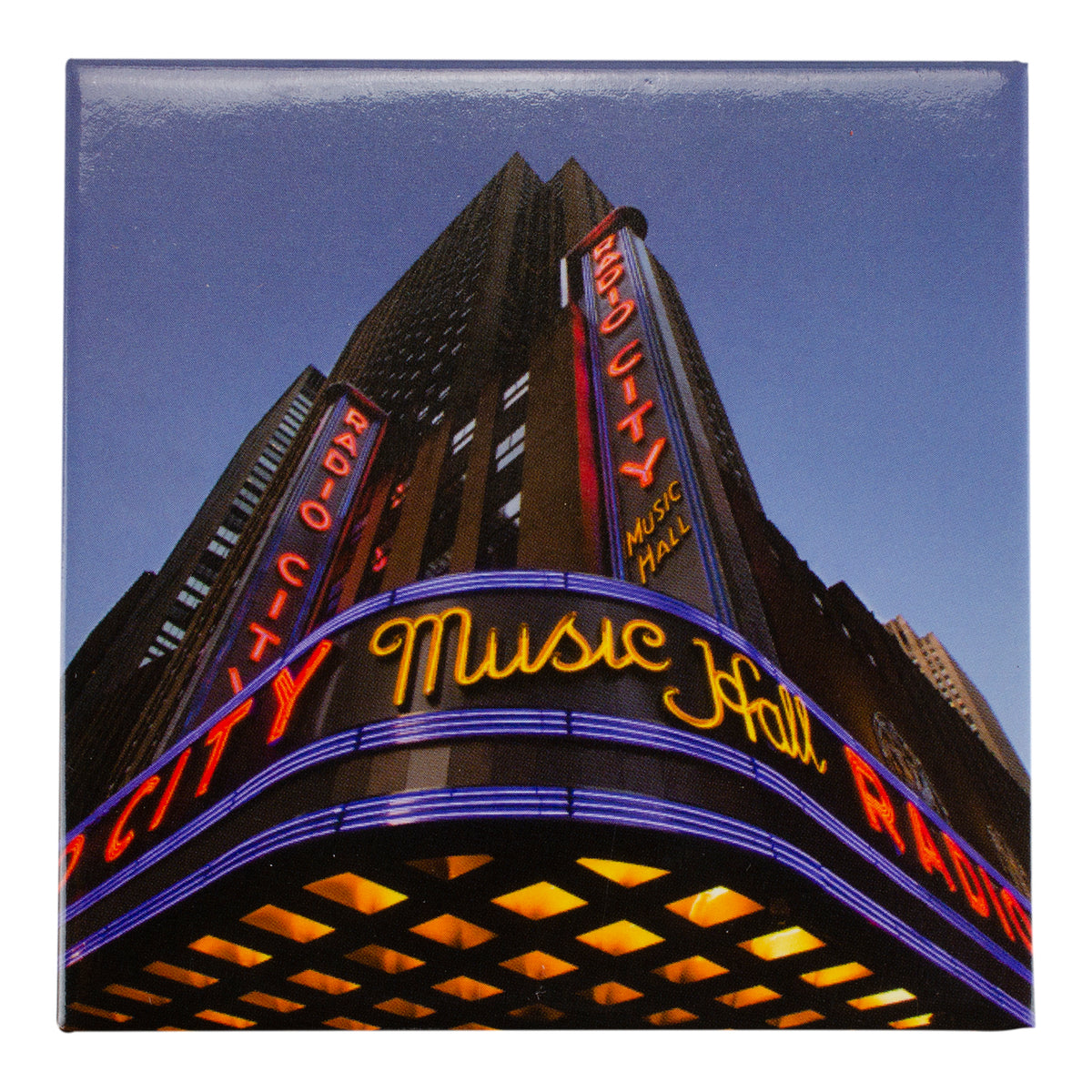 Radio City Music Hall 3" x 3" Square Christmas Magnet