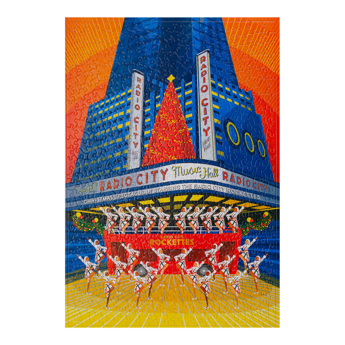 Christmas Spectacular Puzzle in
Collectible Double Decker Bus Tin