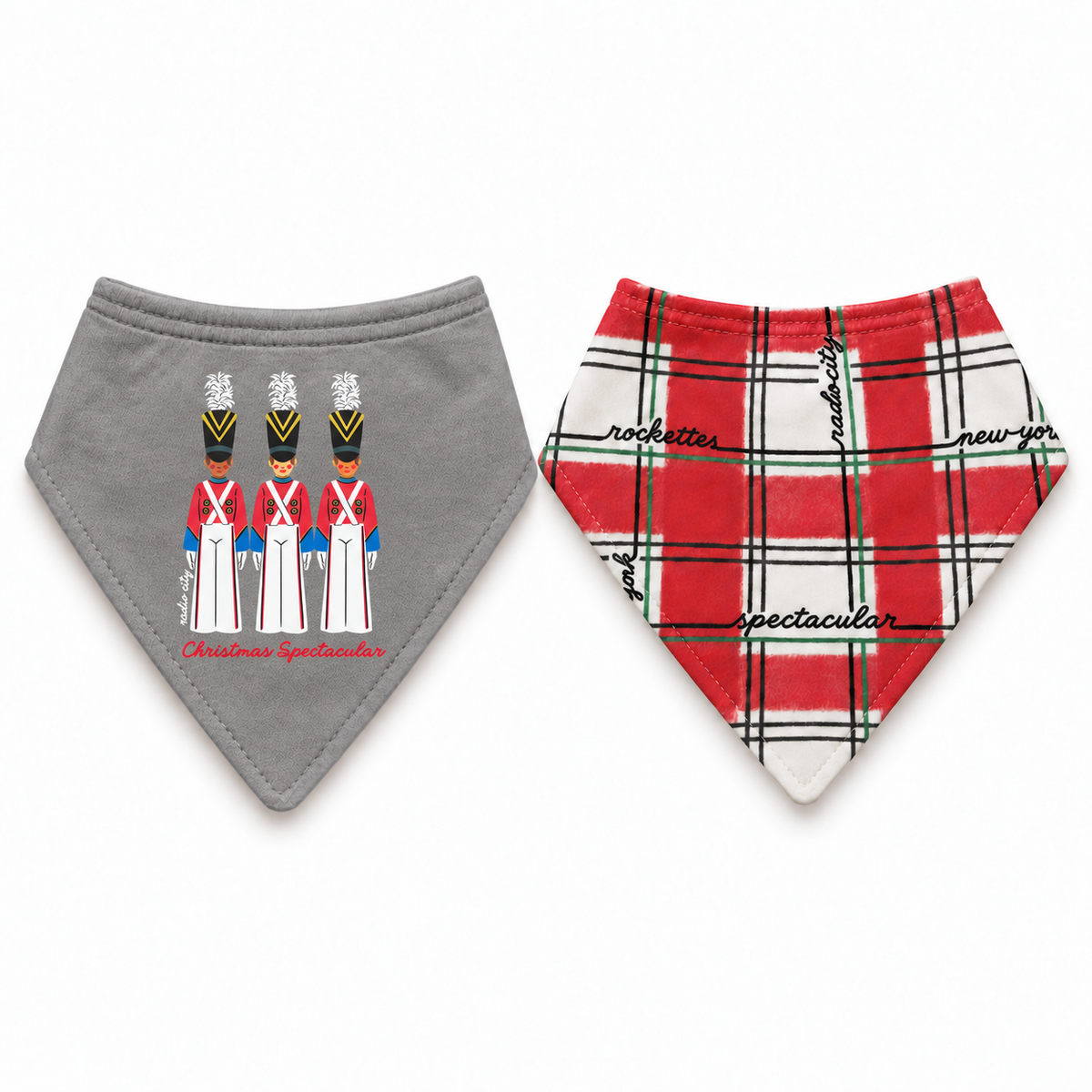 Wooden Soldier Organic Cotton Bibs - Set of 2