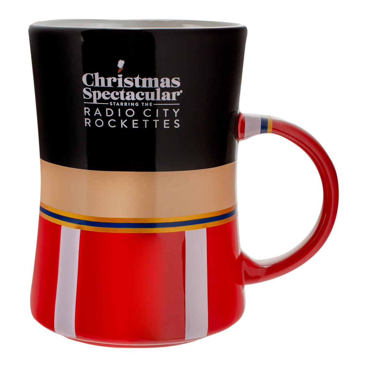 Radio City Rockettes Toy Soldier Red &amp; White Christmas Mug