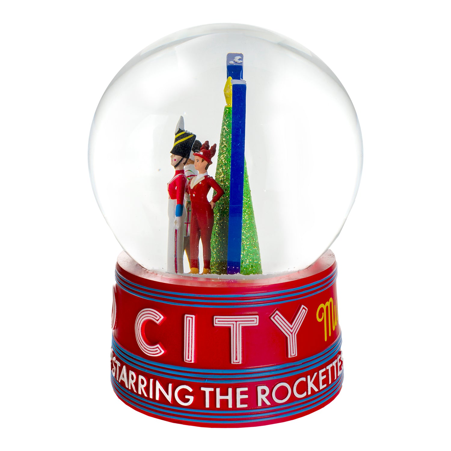 Radio City Rockettes Glass Christmas Snow Globe - Radio City Christmas