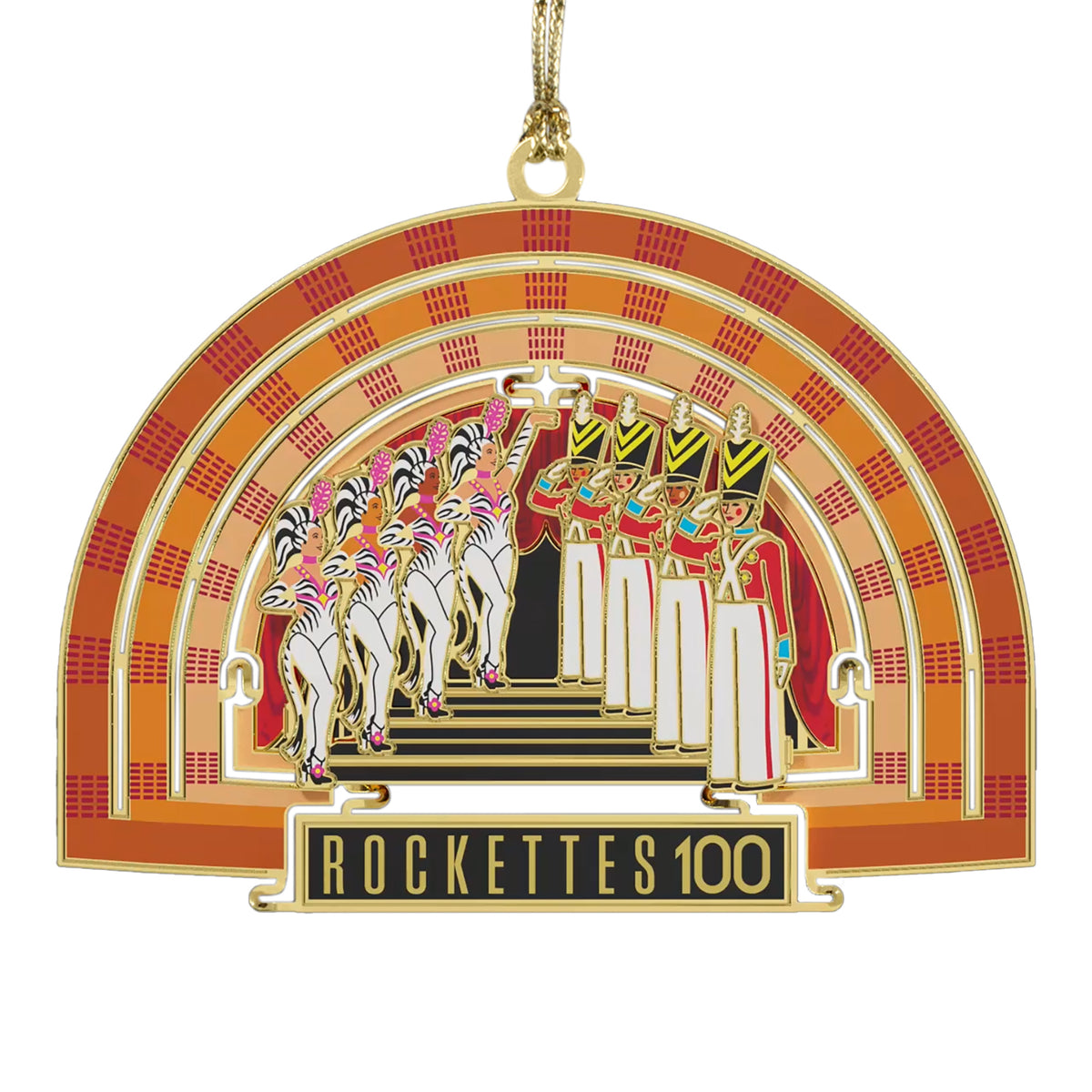 Radio City Rockettes 100th Anniversary Handcrafted Christmas Ornament