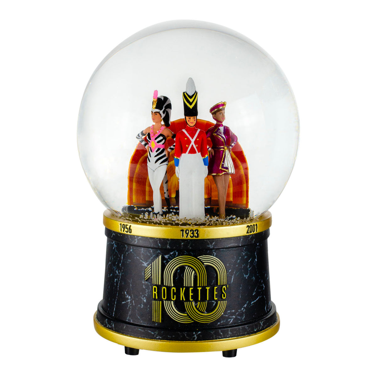 Radio City Rockettes 100th Anniversary Snow Globe
