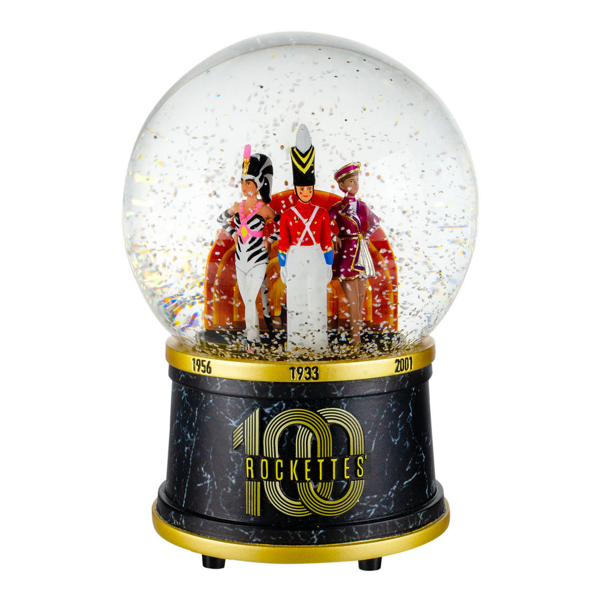 Radio City Rockettes 100th Anniversary Snow Globe