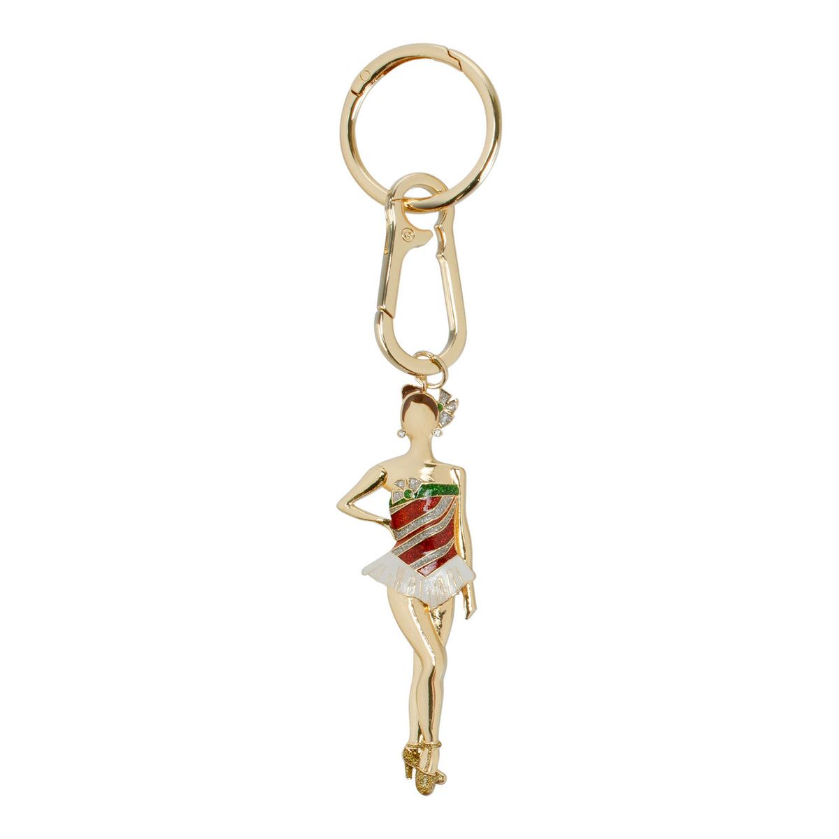 Radio City Rockettes BaubleBar 12 Days of Christmas Gold Bag Charm