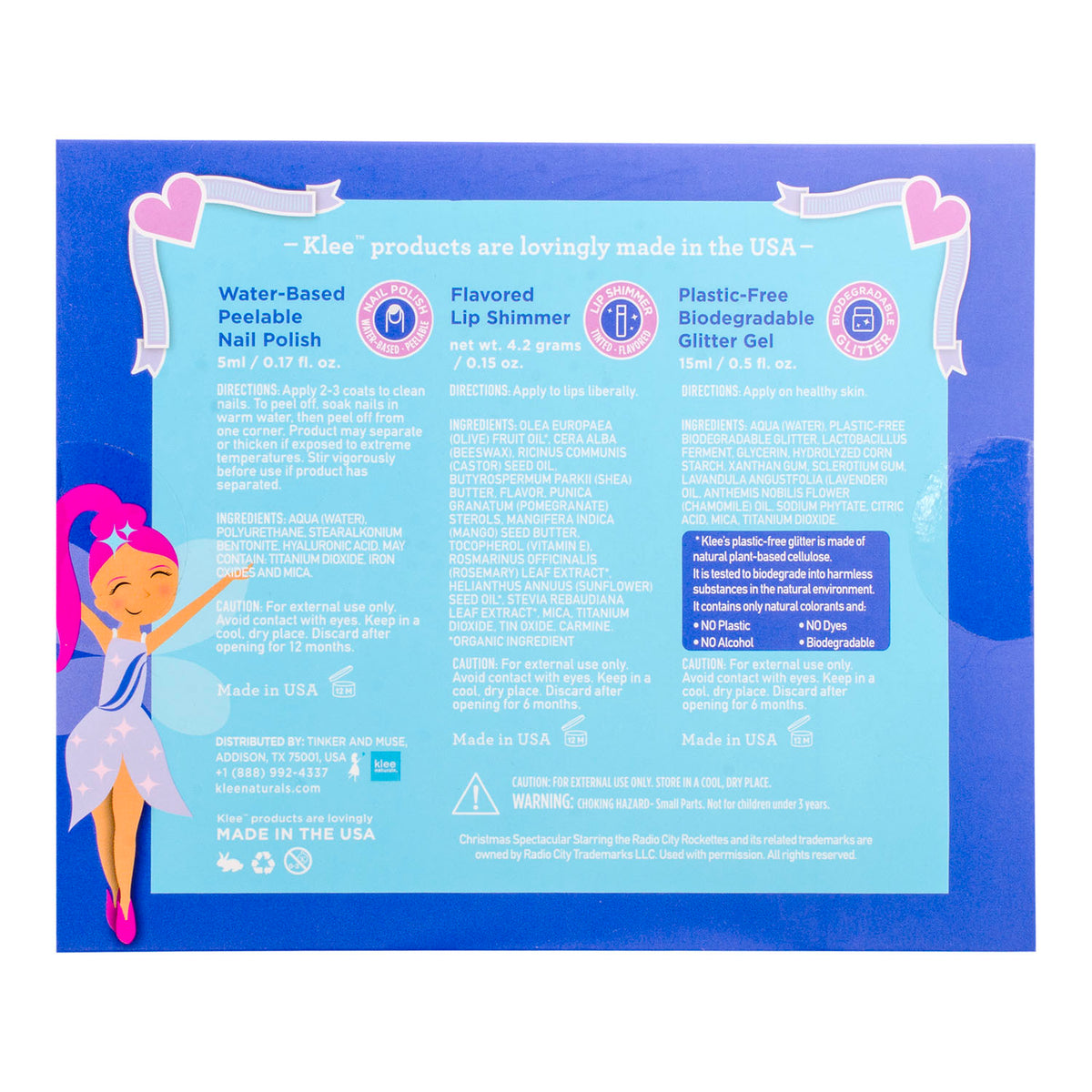 Radio City Rockettes Frost Fairy Kids Makeup Kit