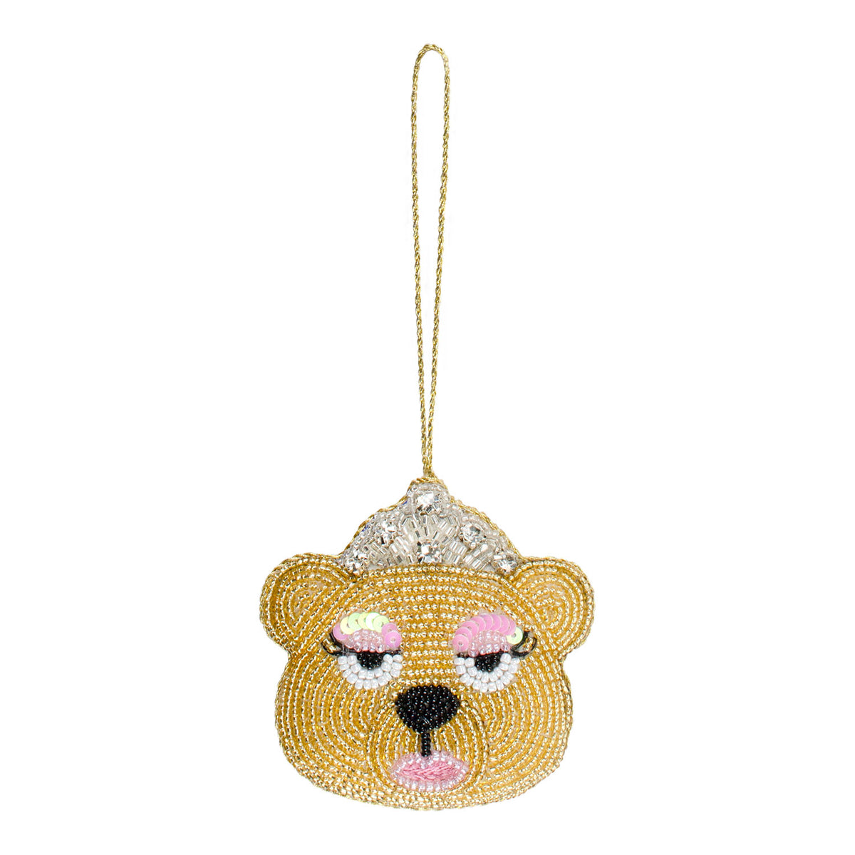 Christmas Spectacular Sugar Bear Beaded Ornament
