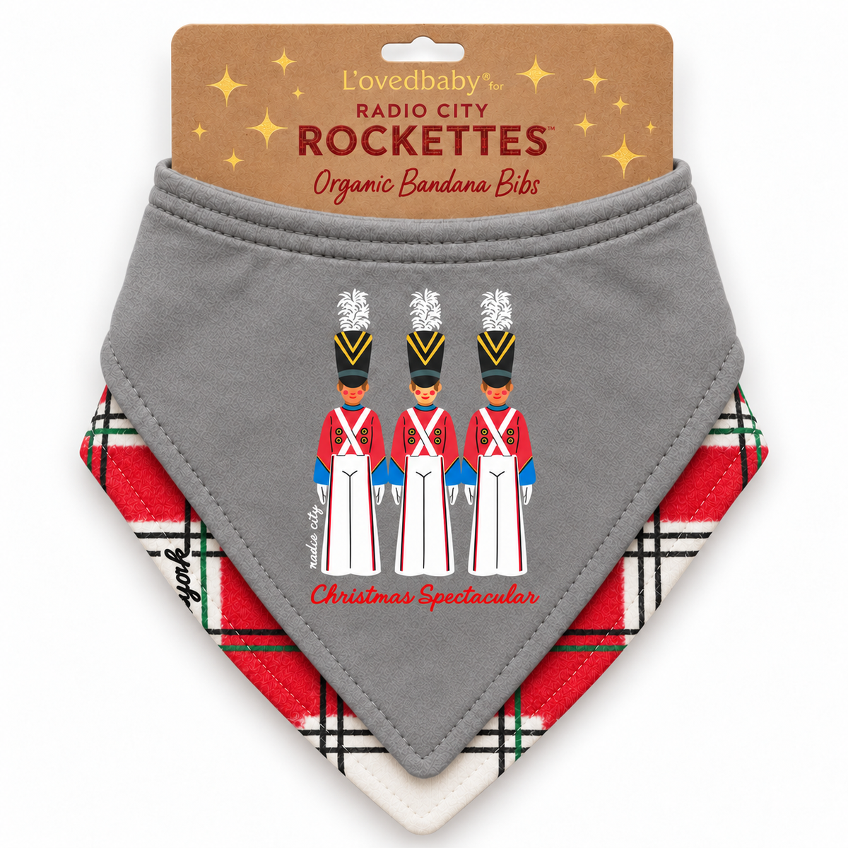 Wooden Soldier Organic Cotton Bibs - Set of 2