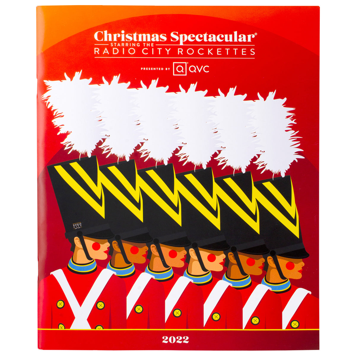 2022 Christmas Spectacular Program In Red &amp; Black - Front View